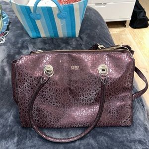 Purple Guess Bag